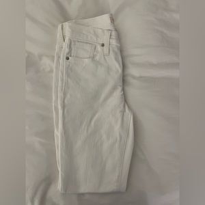 Madewell white skinny jeans | 25
